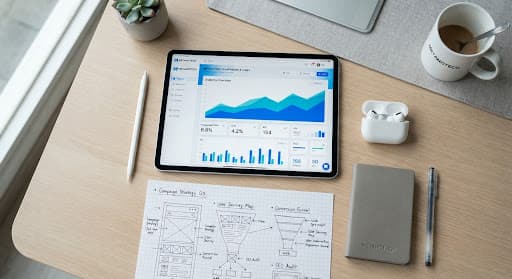 Dashboard pemasaran digital untuk mengukur retensi pelanggan