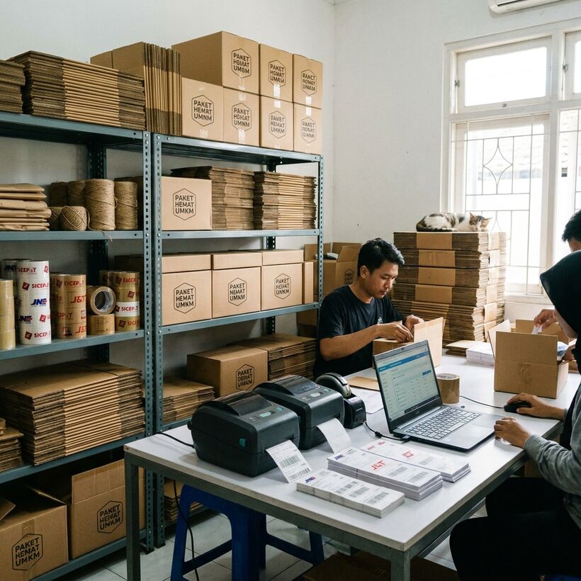 Barcode picking, putaway & penerimaan barang - Metanotech ERP