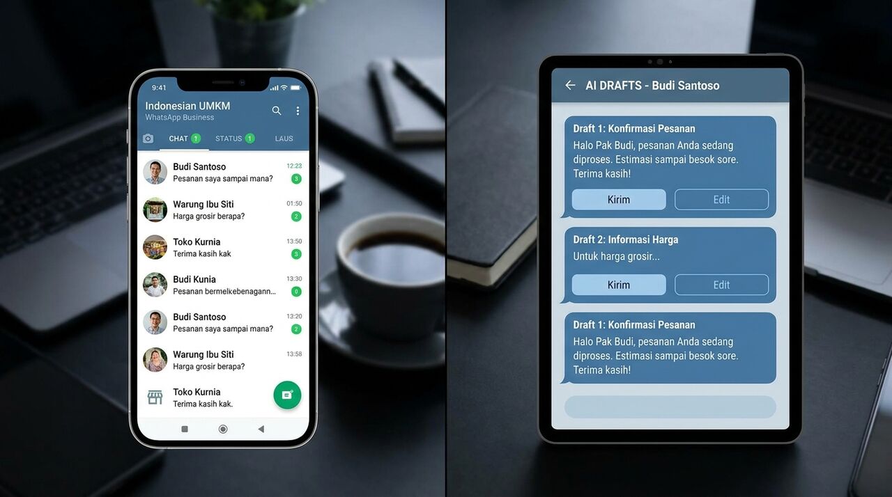 Dari chat WhatsApp ke penjualan otomatis - Metanotech ERP